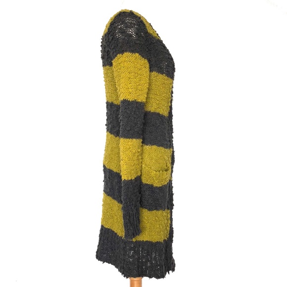 FREE PEOPLE Striped Snap Button Cardigan Sweater - Picture 4 of 7